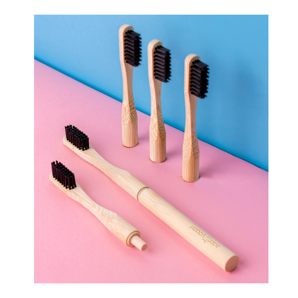 Eco toothbrush handles refill 4x - Happy Tabs