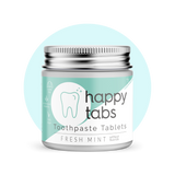 Fresh mint without fluoride + storage jar - Happy Tabs