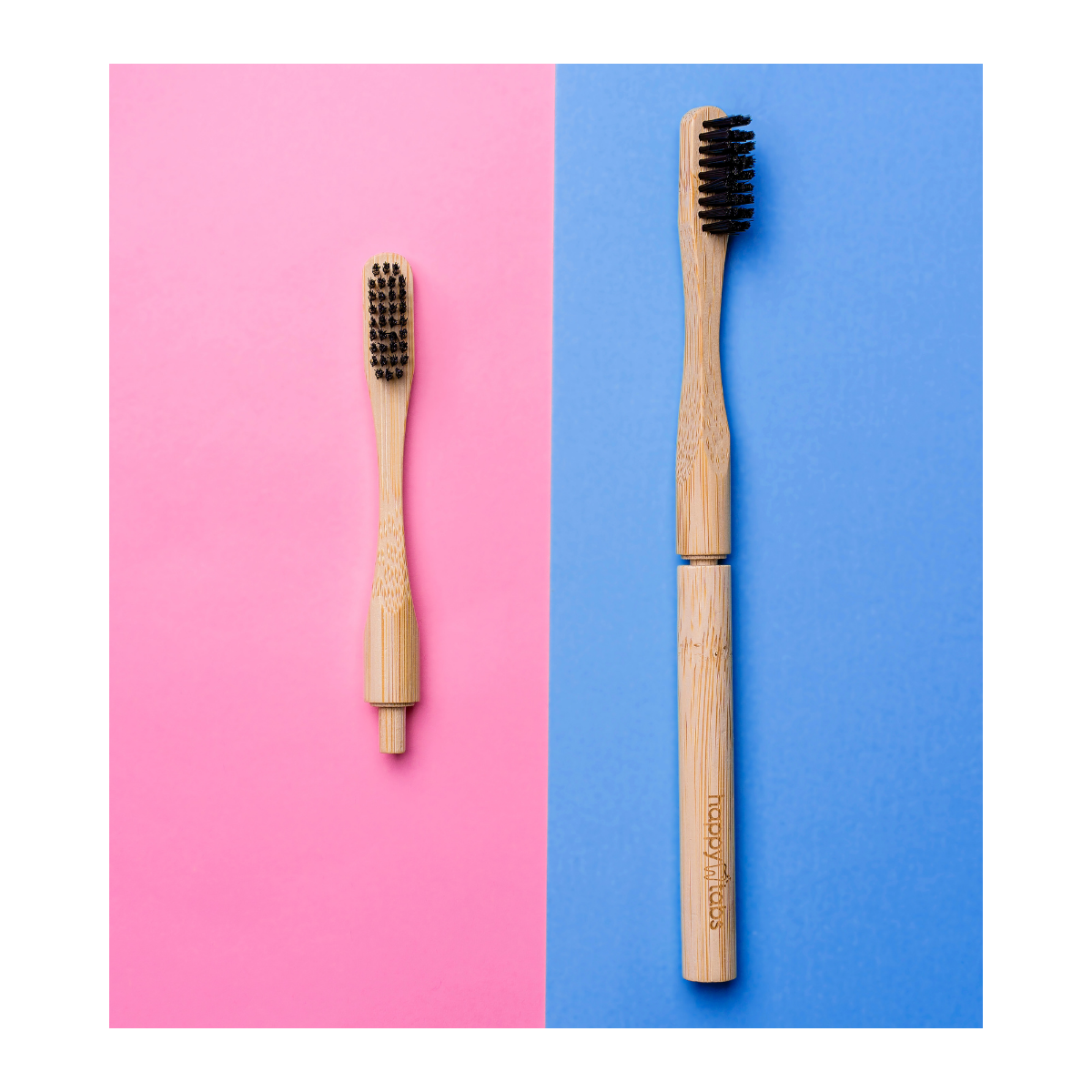 Eco toothbrush handles refill 4x - Happy Tabs